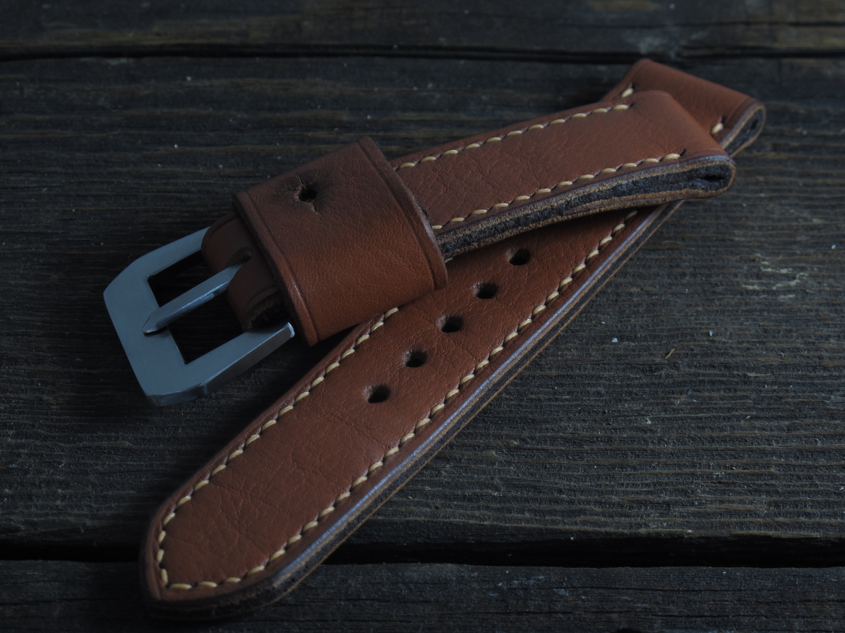 "Rust" handmade leather strap - Image 6