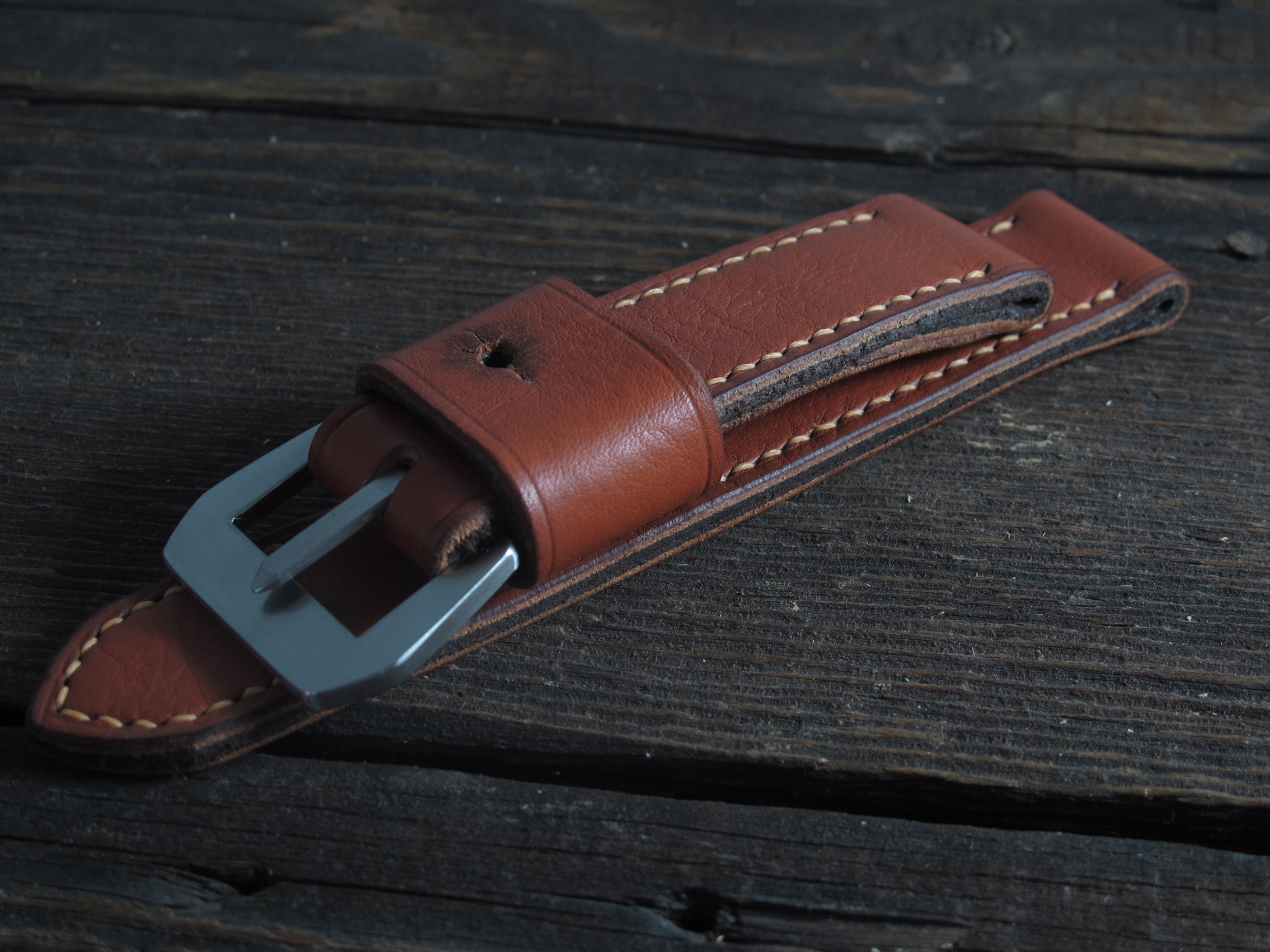 "Rust" handmade leather strap - Image 4