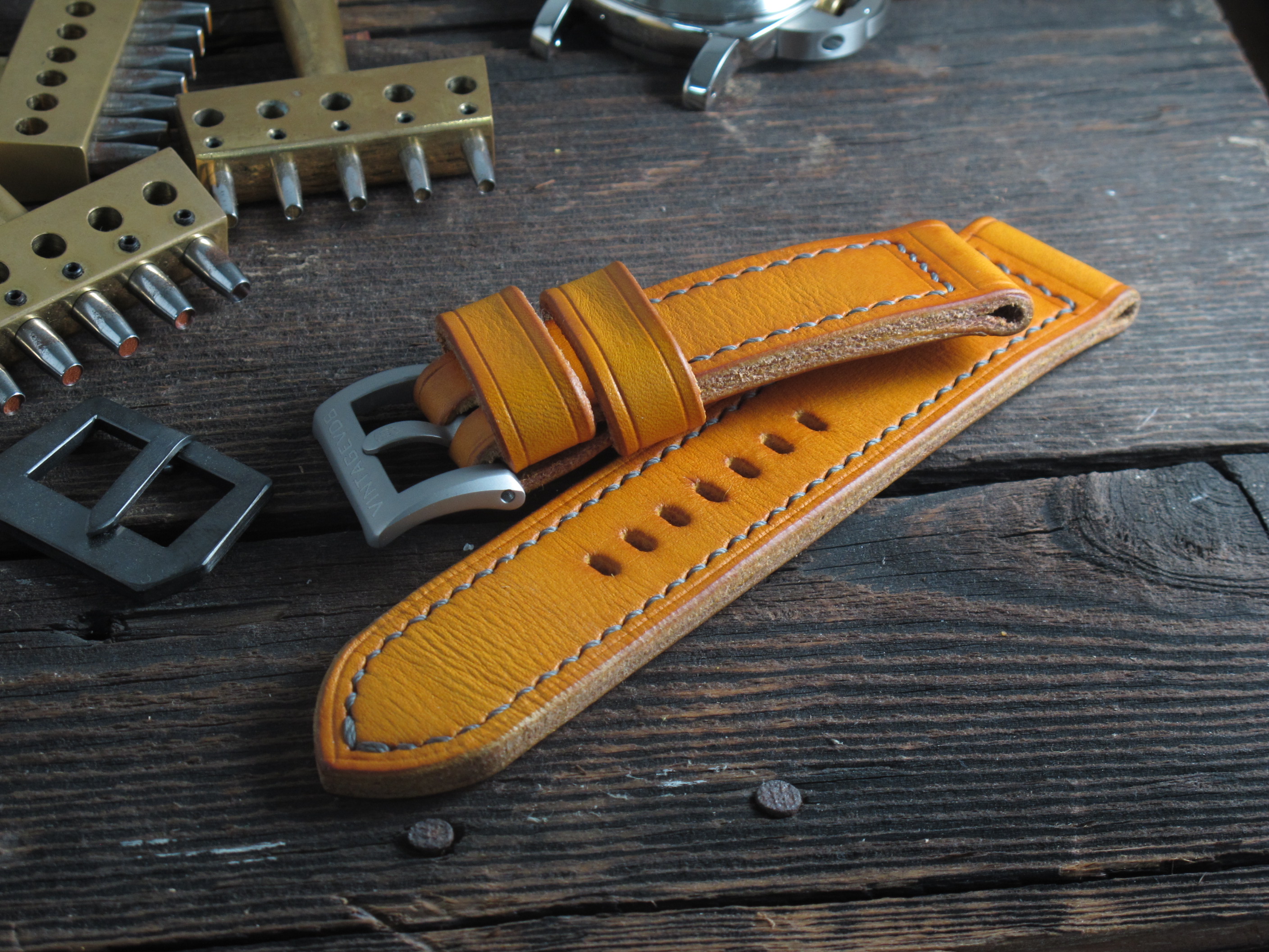"M.Y.II" handmade leather strap - Image 4
