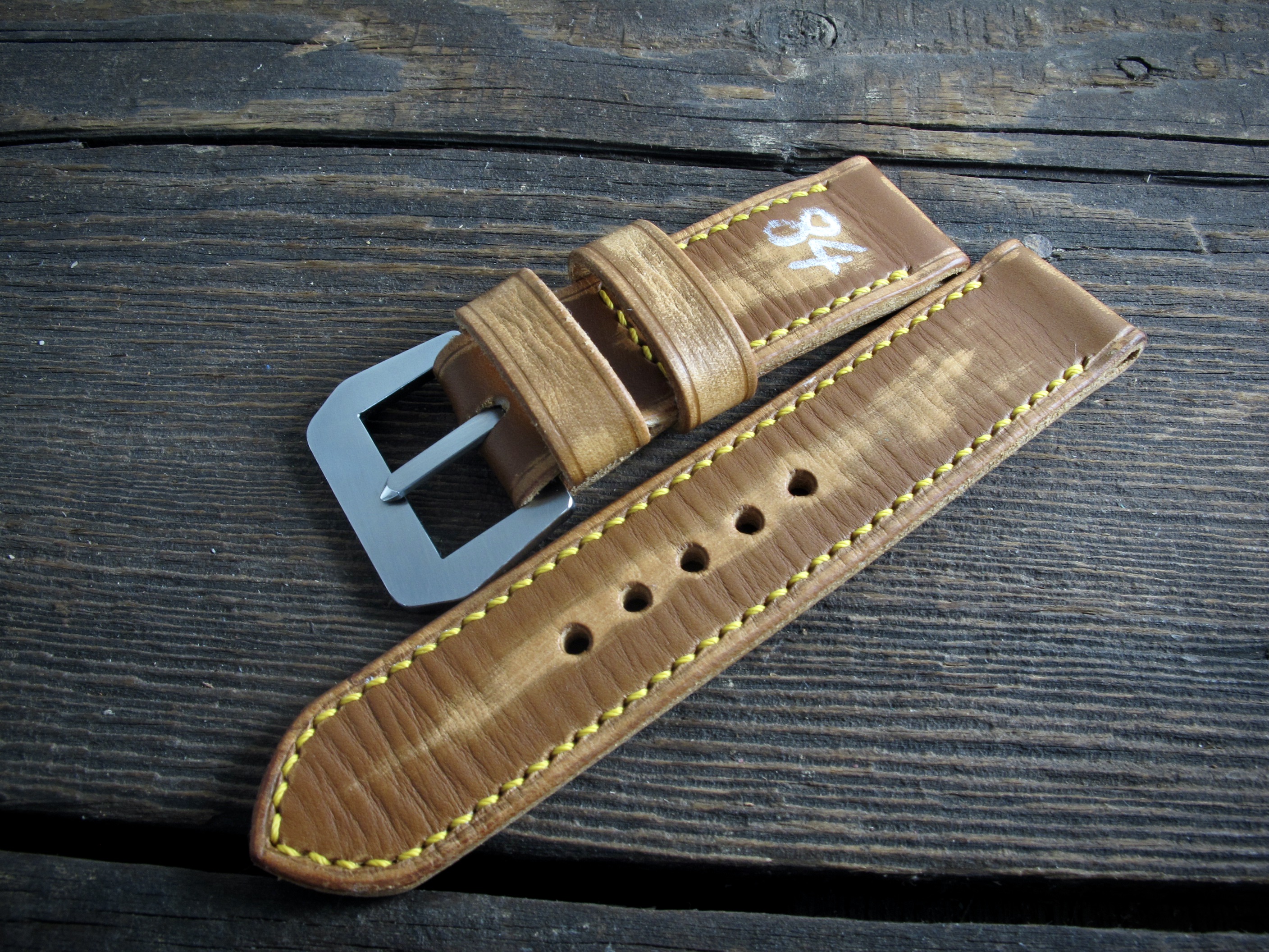 "84" handmade leather strap - Image 2