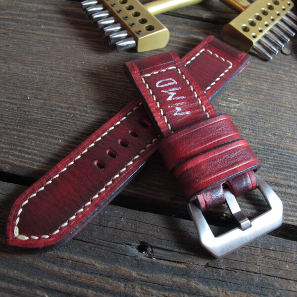 "M.M.D" handmade leather strap